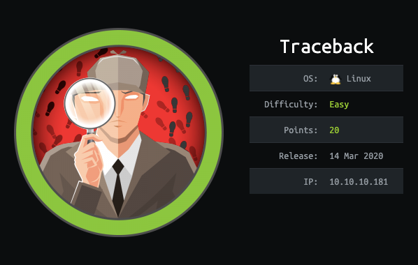 HTB Write-up | Traceback